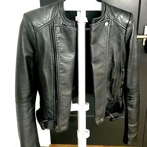 BCBGMaxAzria Black Leather Jacket